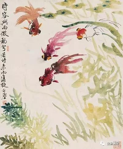 汪亚尘•金鱼水墨画四大名家之一